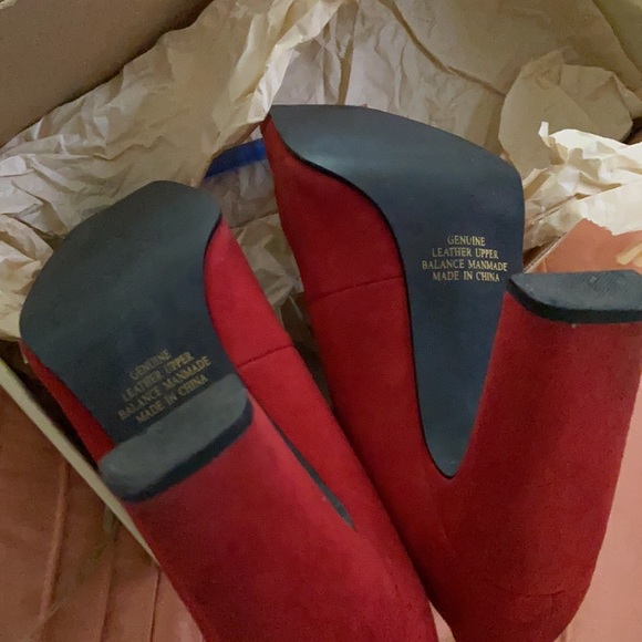 Shoes pumps.   Red. - Picture 10 of 10